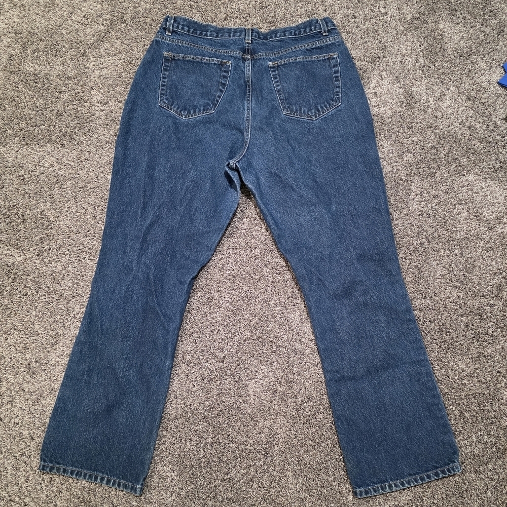 CROSSROADS Classic High-Rise Women's Blue Denim Jeans SIZE 18